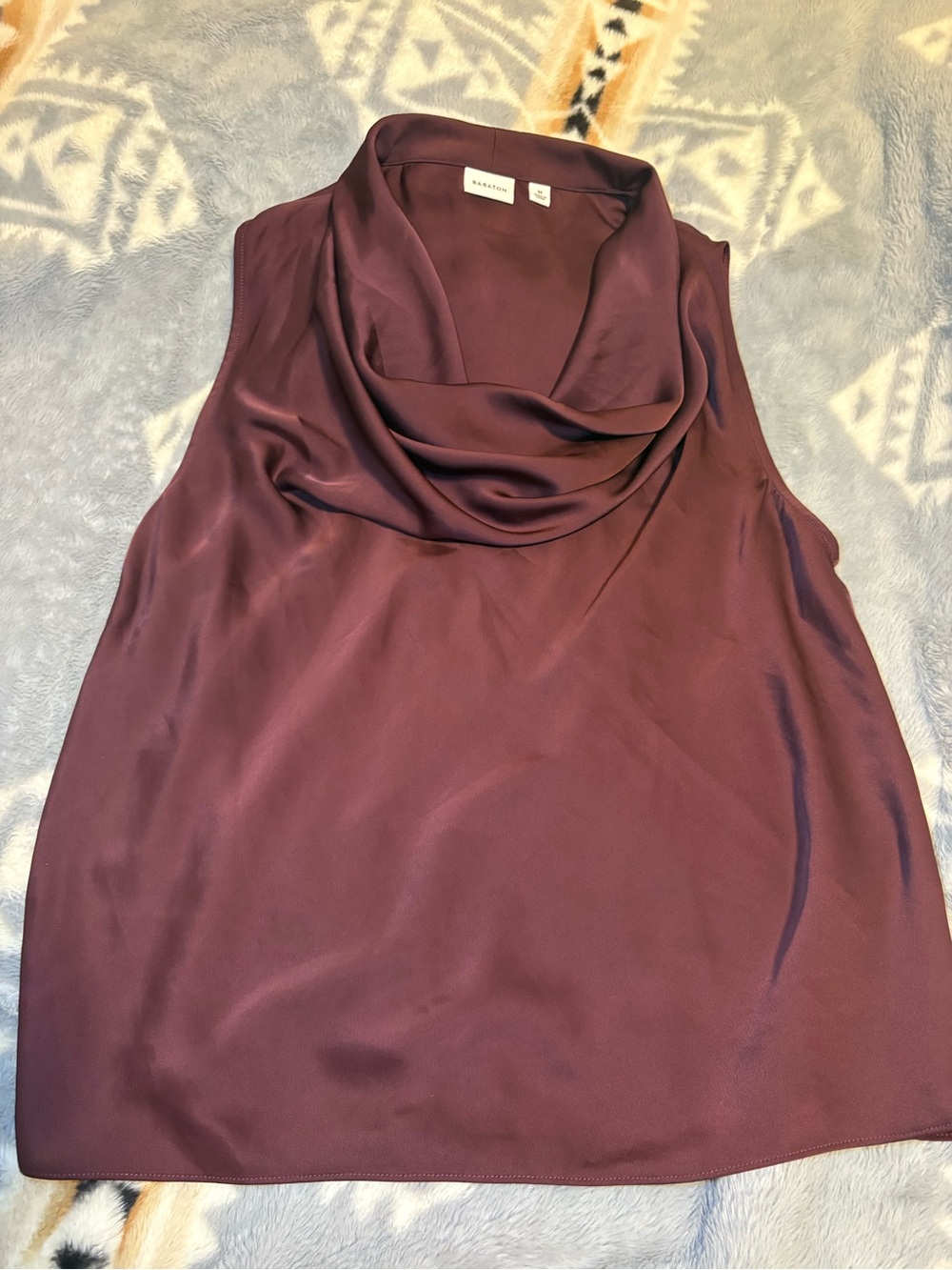Babaton Sleeveless Cowl Neck Camisole - Plum